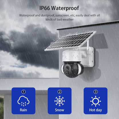 ST-S518-2M-TY 2.4G Wifi Solar Battery Powered Floodlight PTZ Camera with PIR Human Detection by bashfashion