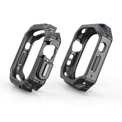 For Apple Watch Ultra 3 / 2 / 1 49mm TPU + PC Carbon Fiber Shockproof Case(Navy Blue) by bashfashion