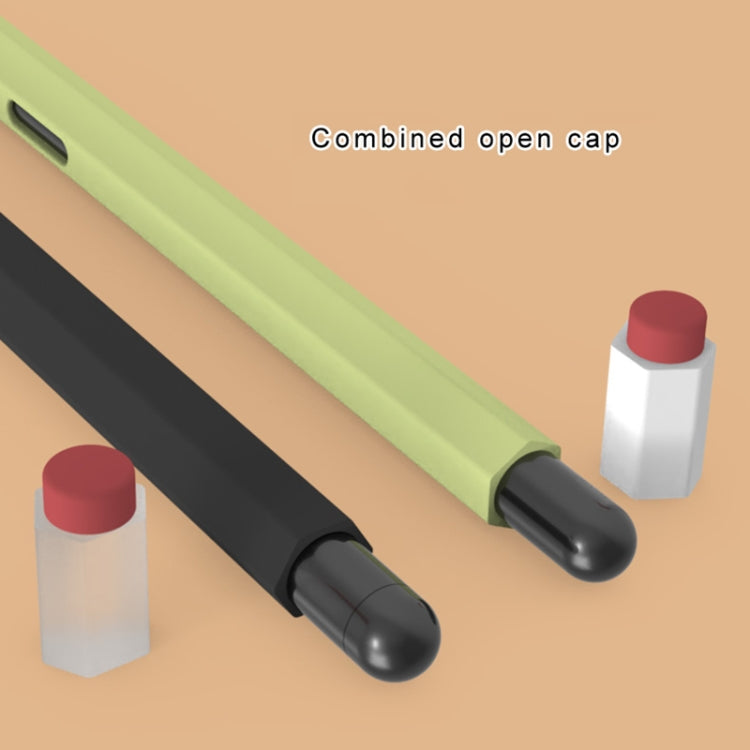 For Samsung Galaxy Tab S6 Lite P610/P615 LOVE MEI Soft Silicone Stylus Pen Protective Case(Purple) by LOVE MEI