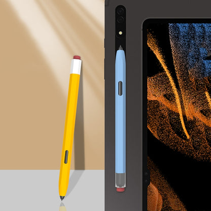 For Samsung Galaxy Tab S6 Lite P610/P615 LOVE MEI Soft Silicone Stylus Pen Protective Case(Purple) by LOVE MEI