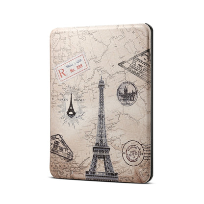 For Amazon Kindle 11th Gen 2022 6 inch Painted Voltage Leather Tablet Case(Eiffel Tower) by bashfashion