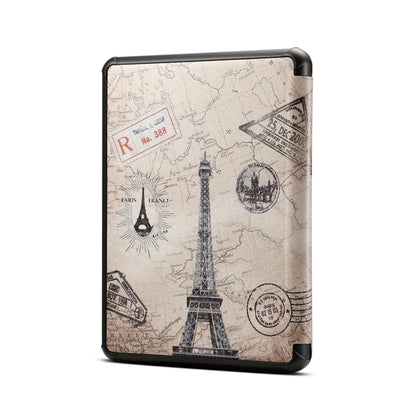 For Amazon Kindle 11th Gen 2022 6 inch Painted Voltage Leather Tablet Case(Eiffel Tower) by bashfashion
