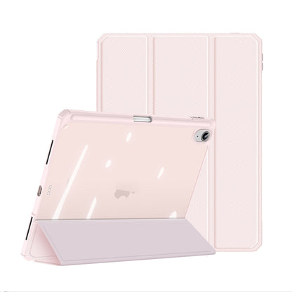 For iPad 2025 / 2022 DUX DUCIS TOBY Series Antiskid Leather Smart Tablet Case(Pink) by DUX DUCIS