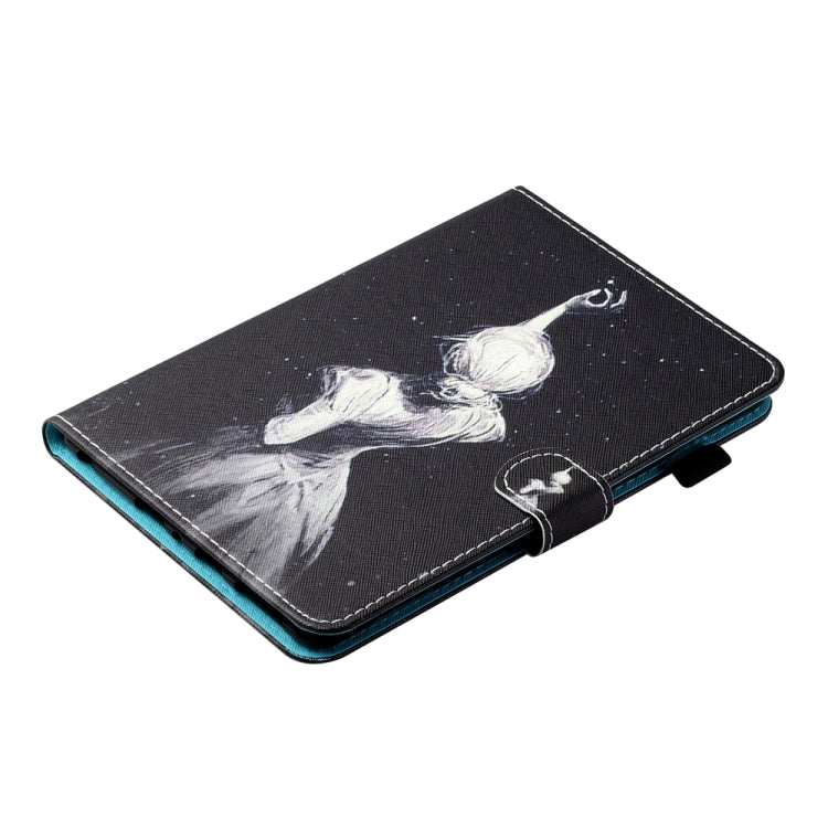 For iPad 2025 / 2022 Coloured Drawing Stitching Smart Leather Tablet Case(Girl) by bashfashion