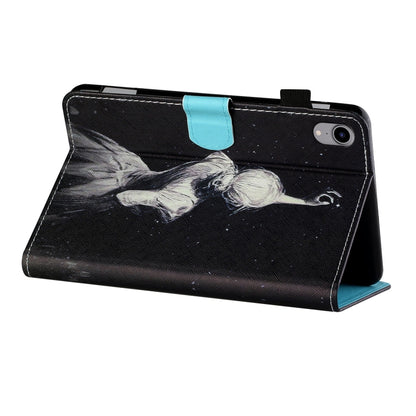 For iPad 2025 / 2022 Coloured Drawing Stitching Smart Leather Tablet Case(Girl) by bashfashion