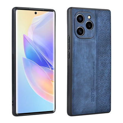 For Honor 60 SE AZNS 3D Embossed Skin Feel Phone Case(Sapphire Blue) by AZNS