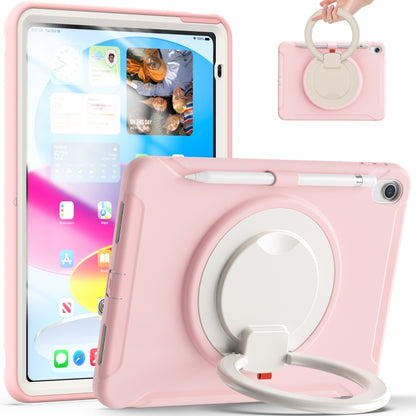 For iPad 2025 / 2022 Shockproof TPU + PC Protective Tablet Case(Cherry Blossoms Pink) by bashfashion