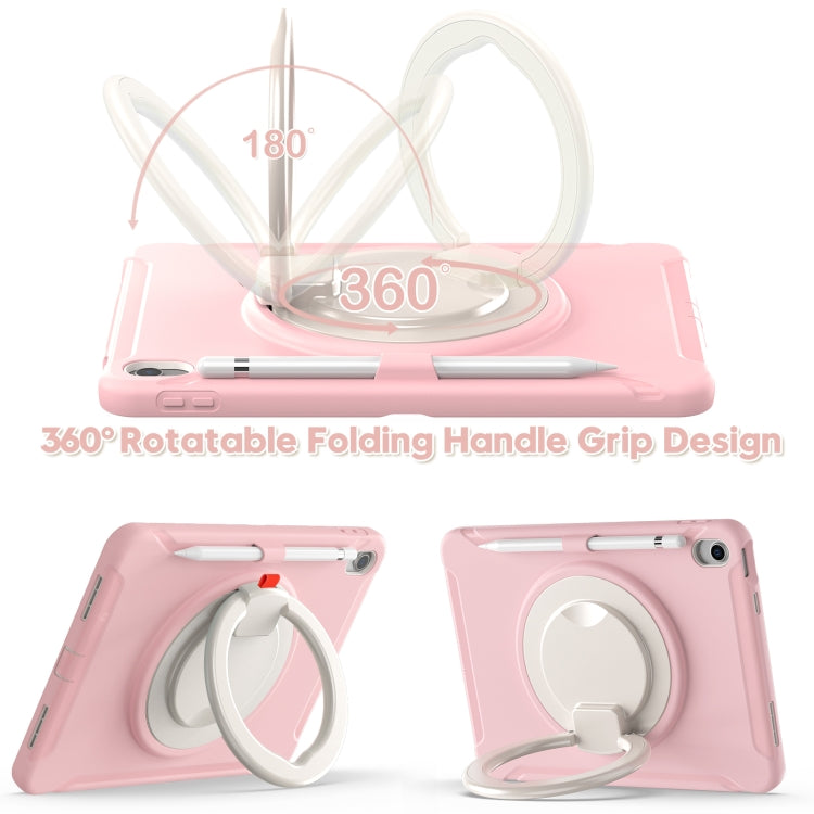 For iPad 2025 / 2022 Shockproof TPU + PC Protective Tablet Case(Cherry Blossoms Pink) by bashfashion