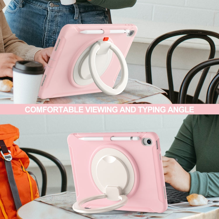 For iPad 2025 / 2022 Shockproof TPU + PC Protective Tablet Case(Cherry Blossoms Pink) by bashfashion