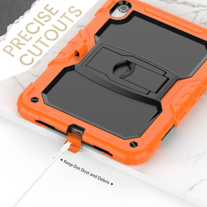 For iPad 2025 / 2022 Shockproof Silicone + PC Protective Tablet Case(Black + Orange) by bashfashion