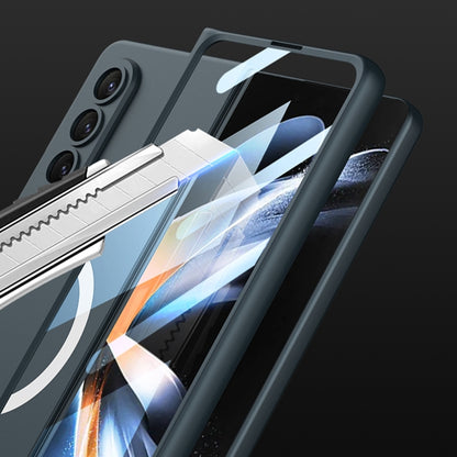 For Samsung Galaxy Z Fold4 GKK MagSafe Ultrathin Integrated Shockproof Protective Phone Case(Dark Green) by GKK