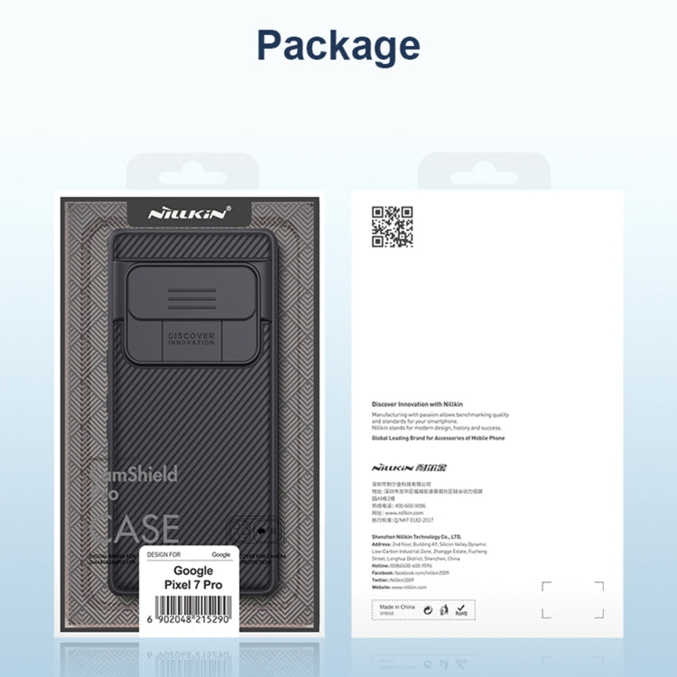 For Google Pixel 7 Pro 5G NILLKIN CamShield Pro Series PC Full Coverage Phone Case(Black) by NILLKIN