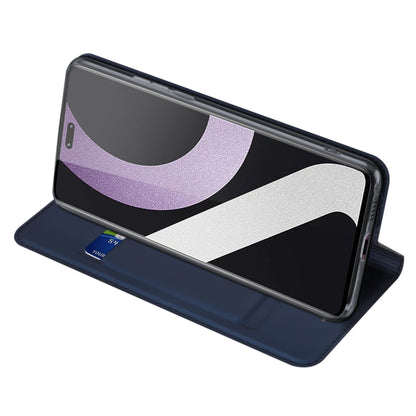 For Xiaomi 12 Lite 5G NE DUX DUCIS Skin Pro Series Horizontal Flip Phone Leather Case(Blue) by DUX DUCIS