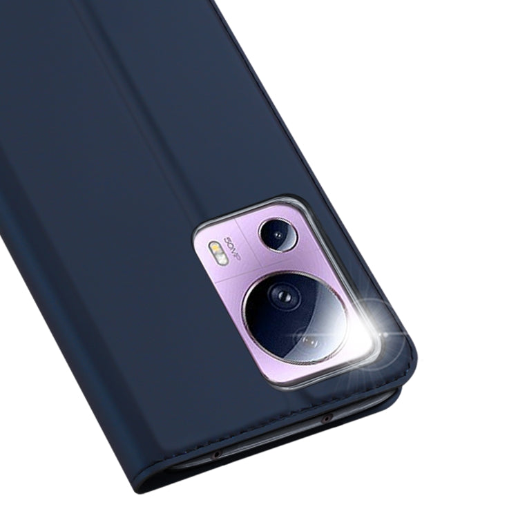 For Xiaomi 12 Lite 5G NE DUX DUCIS Skin Pro Series Horizontal Flip Phone Leather Case(Blue) by DUX DUCIS