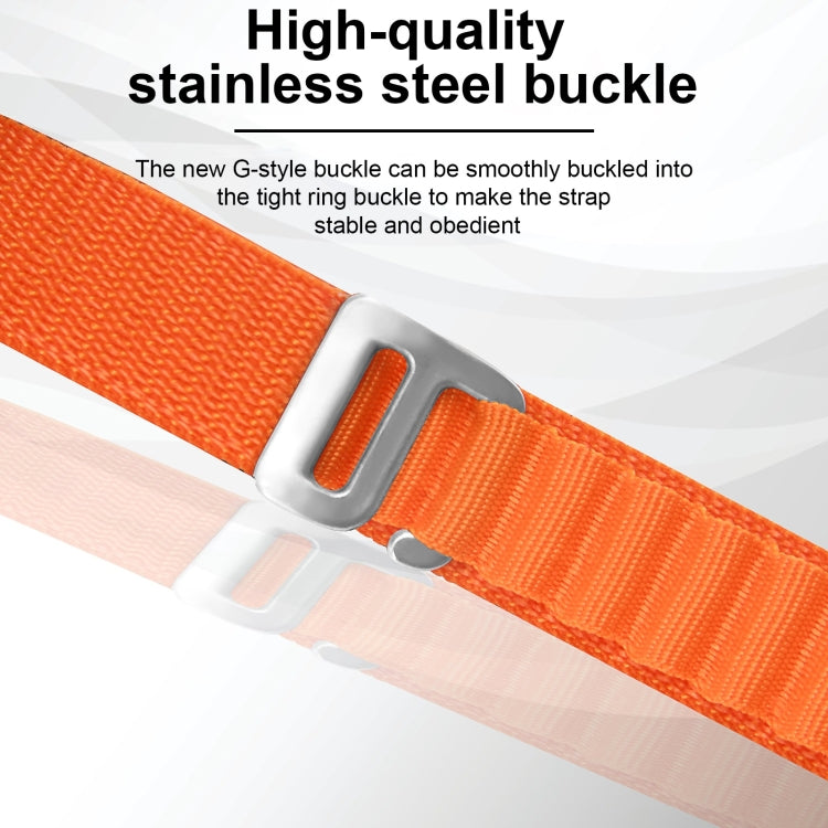 Silver Buckle Nylon Watch Band For Apple Watch Series 8&7 41mm / SE 2&6&SE&5&4 40mm / 3&2&1 38mm(Rainbow) by bashfashion