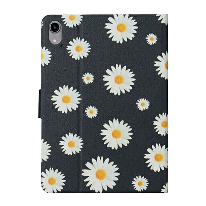 For iPad 2025 / 2022 Flower Pattern Flip Leather Smart Tablet Case(Small Daisies) by bashfashion