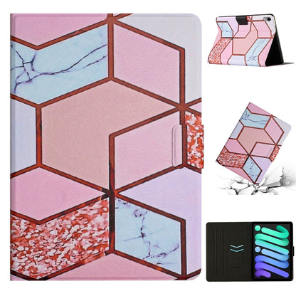 For iPad 2025 / 2022 Marble Pattern Leather Smart Tablet Case(Splicing Marble) by bashfashion
