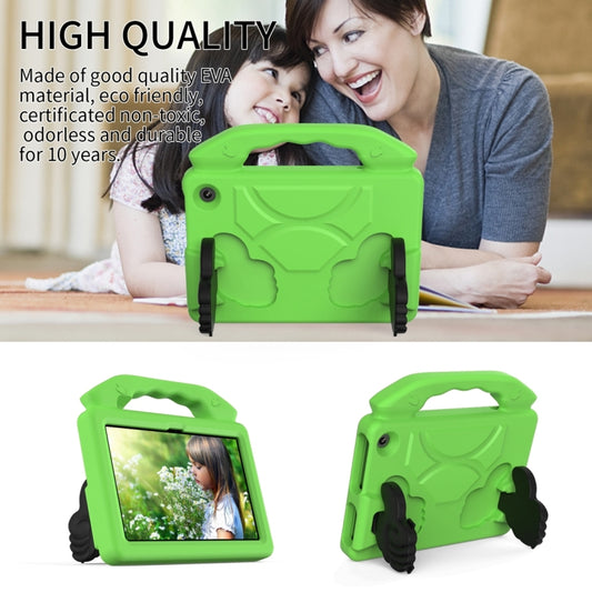 For Amazon Kindle Fire 7 2022 Children EVA Shockproof Tablet Case with Thumb Bracket(Green) by bashfashion