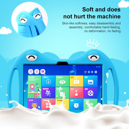 For Alcatel 3T 10 2020 Silicone Shockproof Protective Tablet Case(Blue) by bashfashion
