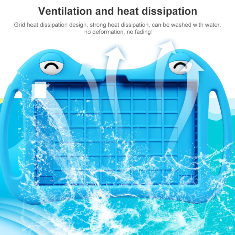 For Alcatel 1T 10 2020 Silicone Shockproof Protective Tablet Case(Blue) by bashfashion