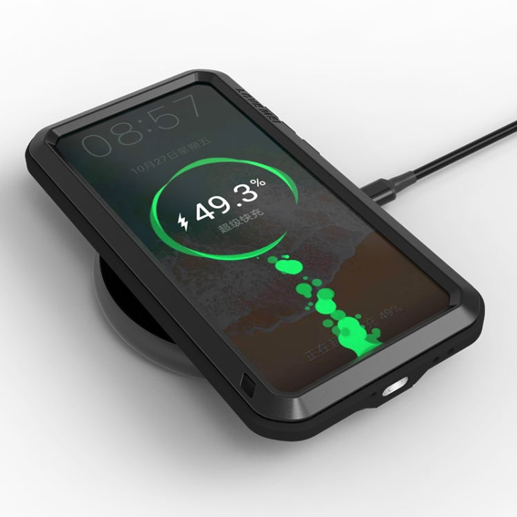 For Huawei P40 LOVE MEI Metal Shockproof Waterproof Dustproof Protective Case(Yellow) by LOVE MEI