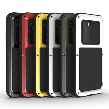 For Huawei P40 Pro LOVE MEI Metal Shockproof Waterproof Dustproof Protective Case(Black) by LOVE MEI