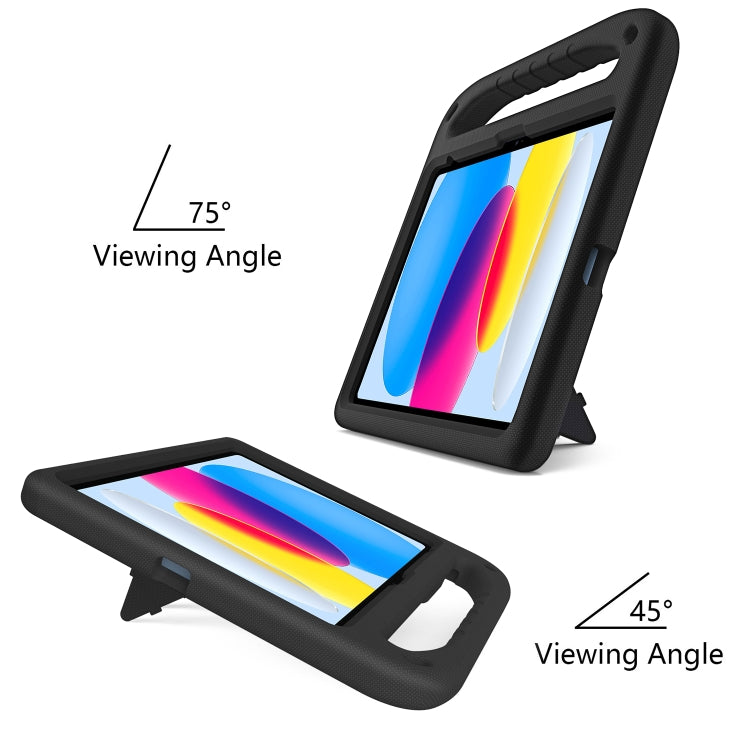 For iPad 2025 / 2022 Handle Portable EVA Shockproof Tablet Case(Black) by bashfashion