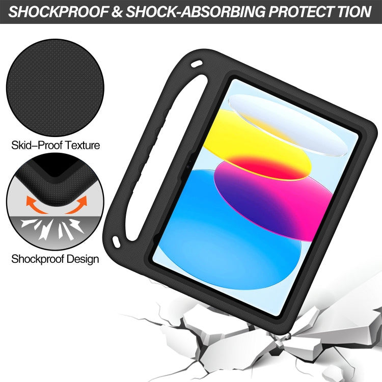 For iPad 2025 / 2022 Handle Portable EVA Shockproof Tablet Case(Black) by bashfashion