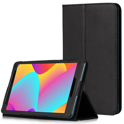 For TCL Tab 8 Litchi Texture Tablet Leather Case with Holder(Black) by bashfashion
