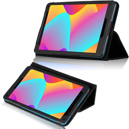 For TCL Tab 8 Litchi Texture Tablet Leather Case with Holder(Black) by bashfashion