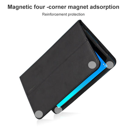 For TCL Tab 8 Litchi Texture Tablet Leather Case with Holder(Black) by bashfashion