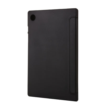 For Lenovo Tab M10 Plus 10.6 3rd Gen 2022 3-fold TPU Leather Tablet Case(Black) by bashfashion