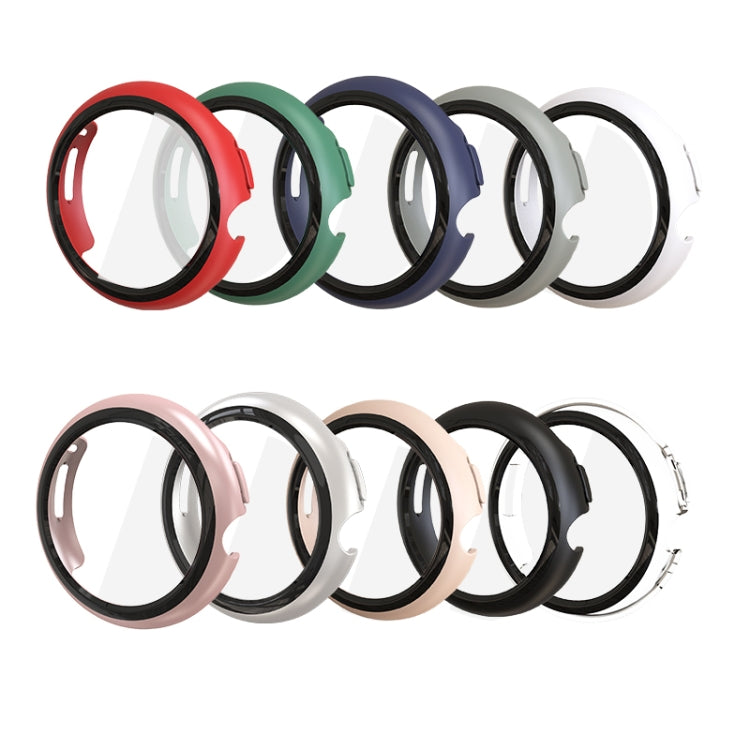 For Google Pixel Watch Tempered Glass Film PC Watch Case(Black) by bashfashion