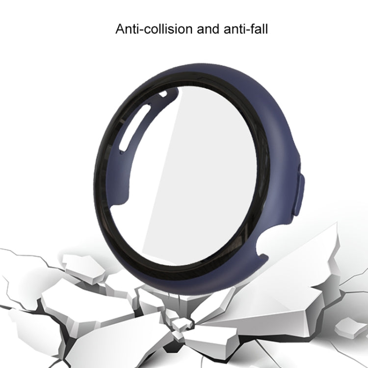 For Google Pixel Watch Tempered Glass Film PC Watch Case(Transparent) by bashfashion