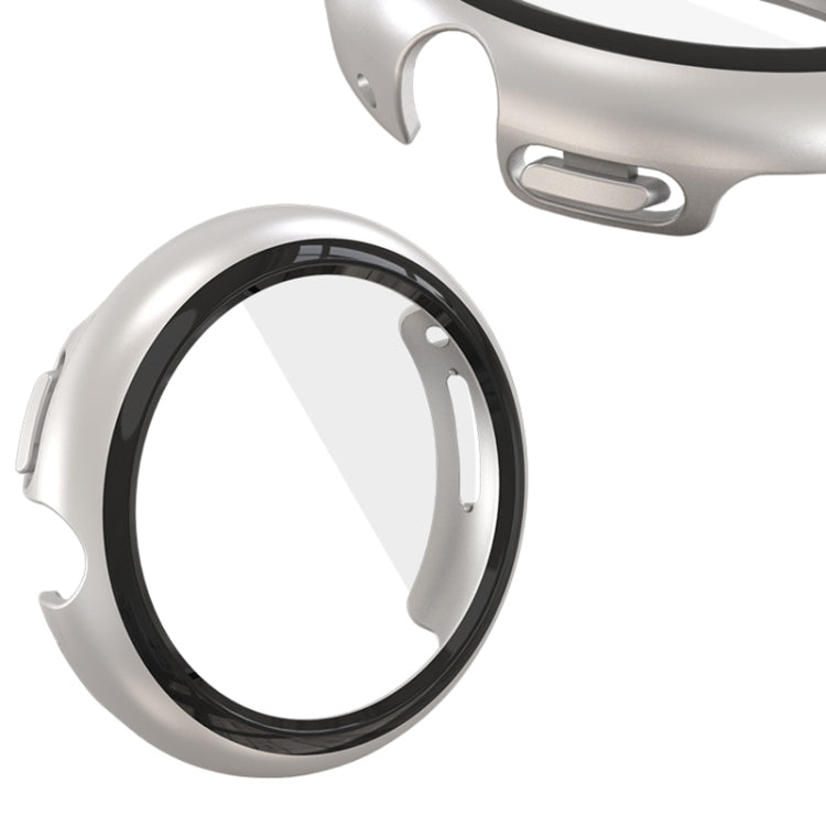 For Google Pixel Watch Tempered Glass Film PC Watch Case(Transparent) by bashfashion