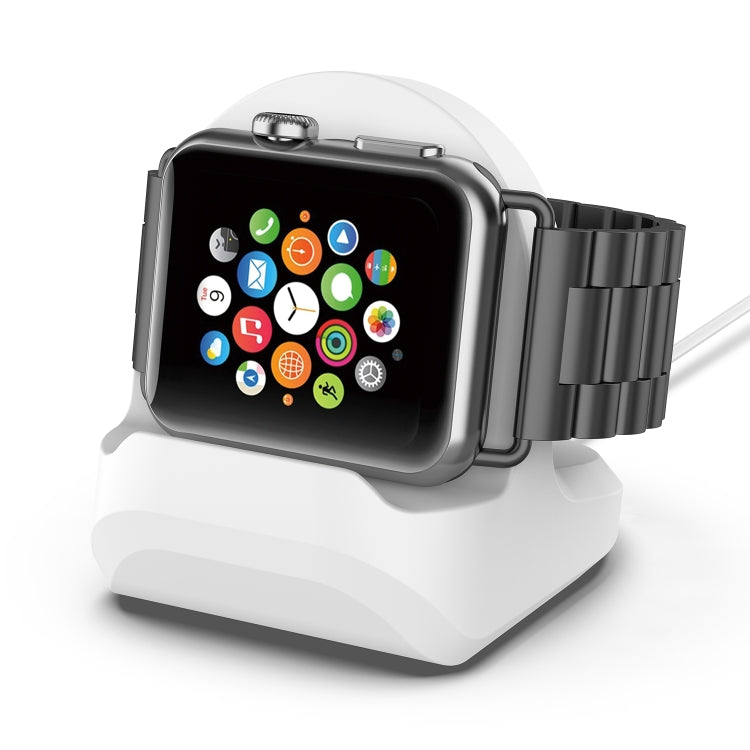 For Apple Watch Smart Watch Silicone Charging Stand Without Charger(White) by bashfashion