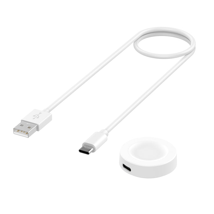 Smart Watch Magnetic Charging Cable, Length: 1m, Split Version(White) by bashfashion