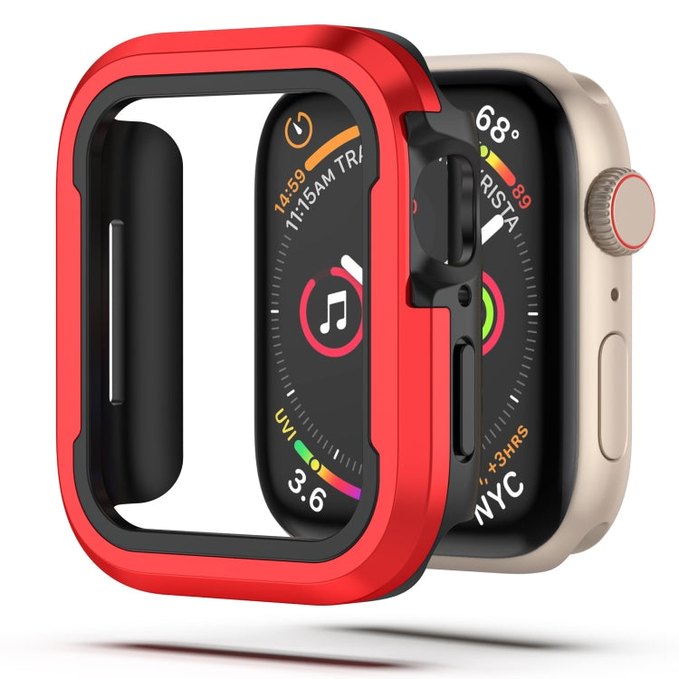 For Apple Watch Ultra 3 / 2 / 1 49mm Aluminum Alloy + TPU 2 in 1 Protective Case(Red) by bashfashion