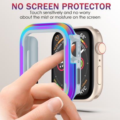For Apple Watch Ultra 3 / 2 / 1 49mm Aluminum Alloy + TPU 2 in 1 Protective Case(Iridescent) by bashfashion