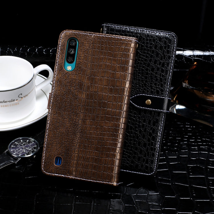 For ZTE Blade A7 2020 idewei Crocodile Texture Horizontal Flip Leather Case with Holder & Card Slots & Wallet(Black) by idewei