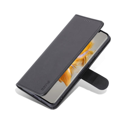 For Huawei Mate 50 Pro AZNS Skin Feel Calf Texture Flip Leather Phone Case(Black) by AZNS