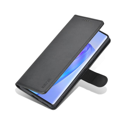 For Honor X40 AZNS Skin Feel Calf Texture Flip Leather Phone Case(Black) by AZNS