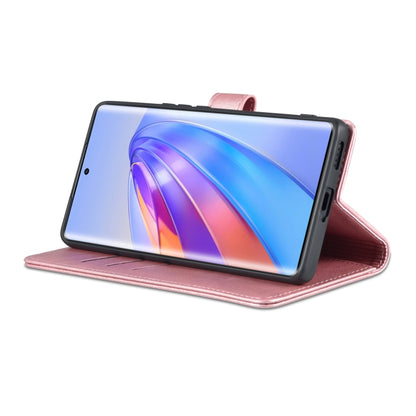 For Honor X40 AZNS Skin Feel Calf Texture Flip Leather Phone Case(Rose Gold) by AZNS