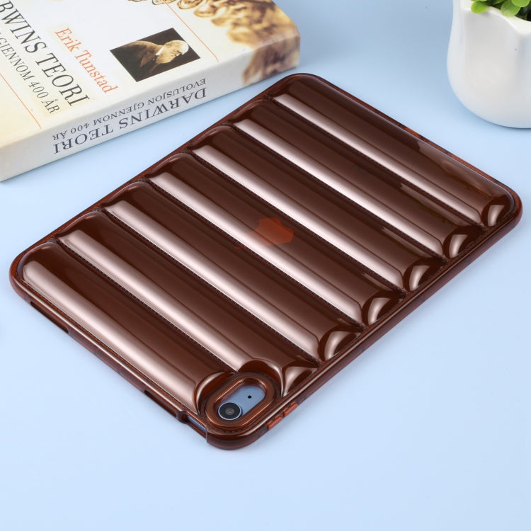 For iPad 2025 / 2022 Eiderdown Cushion Shockproof Tablet Case(Caramel) by bashfashion