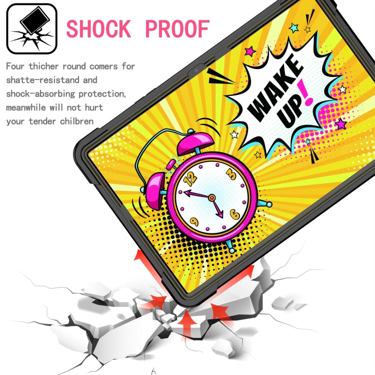 For Samsung Galaxy Tab S7 / S8 Silicone + PC Bracelet Holder Tablet Case(Black) by bashfashion