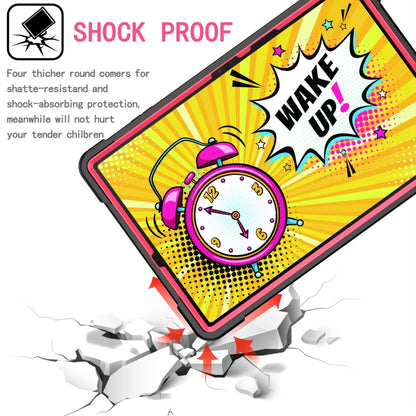 For Samsung Galaxy Tab S7+ / S8+ / S7 FE Silicone + PC Bracelet Holder Tablet Case(Red + Black) by bashfashion