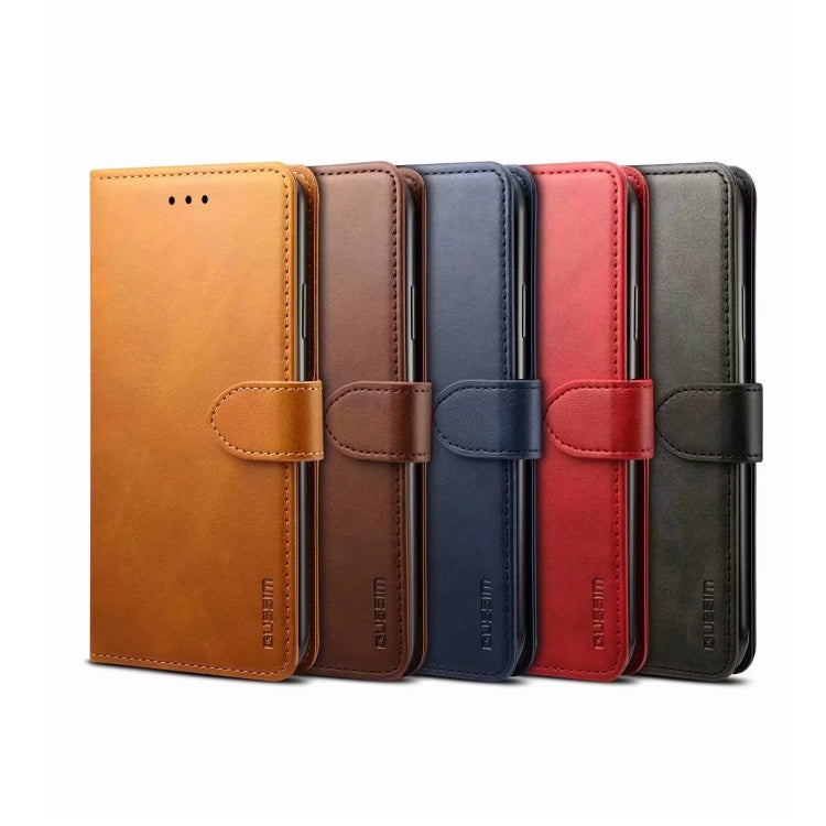 For Huawei Y9 Prime (2019) GUSSIM Business Style Horizontal Flip Leather Case with Holder & Card Slots & Wallet(Brown) by GUSSIM