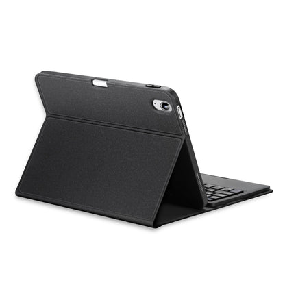 For iPad 10th Gen 10.9 2022 DUX DUCIS TK Series Bluetooth Keyboard Leather Case with Touchpad & Smart Sleep Function(Black) by DUX DUCIS