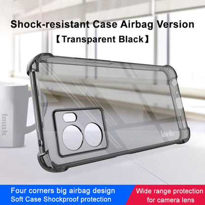 For OnePlus Nord N300 5G imak Shockproof Airbag TPU Phone Case(Transparent Black) by imak
