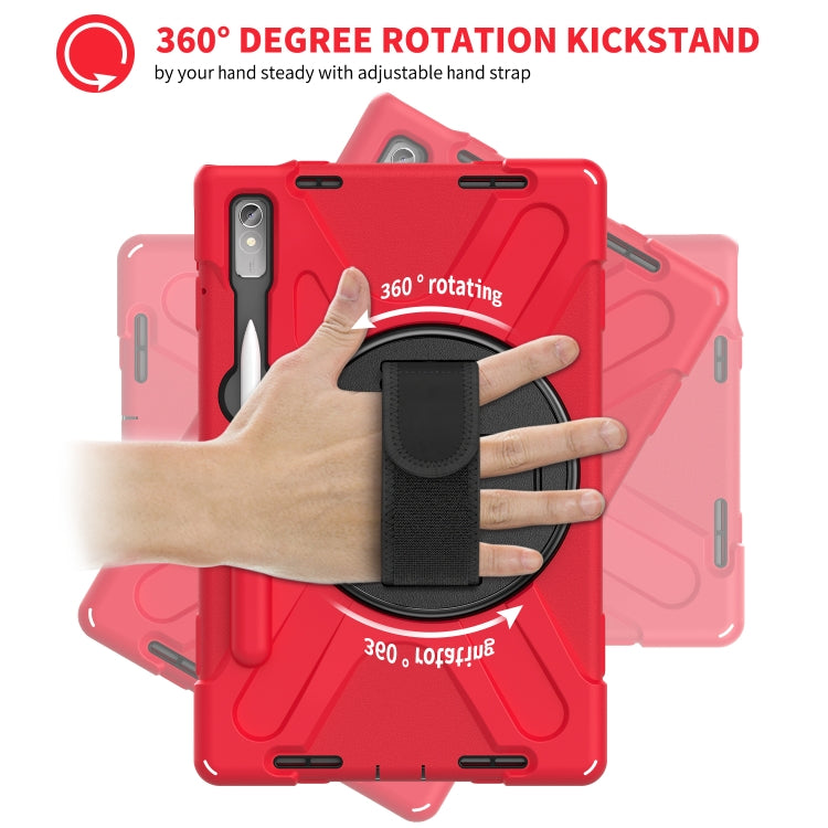 For Lenovo Tab P11 Pro Gen 2 Silicone + PC Protective Tablet Case(Red) by bashfashion